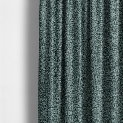 Willow Boucle Material Aqua Blue Colour Upholstery Fabric CTR-2797 - Made To Measure Curtains