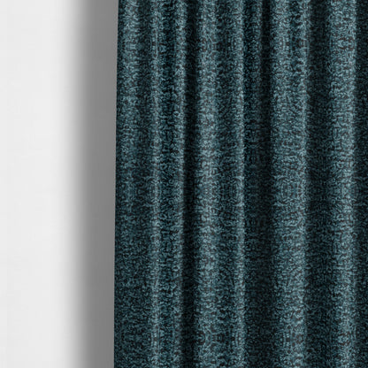 Willow Boucle Material Blue Colour Upholstery Fabric CTR-2798 - Made To Measure Curtains