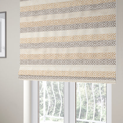 Himalaya Geometric Pattern Outdoor Fabric CTR-2799 - Roman Blinds