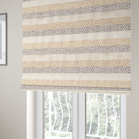 Himalaya Geometric Pattern Outdoor Fabric CTR-2799 - Roman Blinds