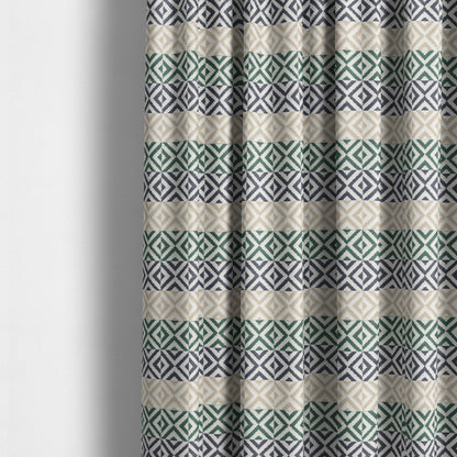 Himalaya Geometric Pattern Outdoor Fabric CTR-2804 - Made To Measure Curtains