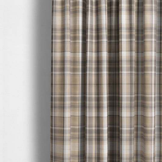 Oban Tartan Pattern Outdoor Fabric CTR-2811 - Made To Measure Curtains