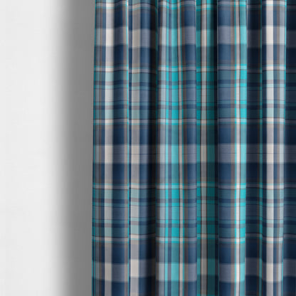 Oban Tartan Pattern Outdoor Fabric CTR-2815 - Made To Measure Curtains