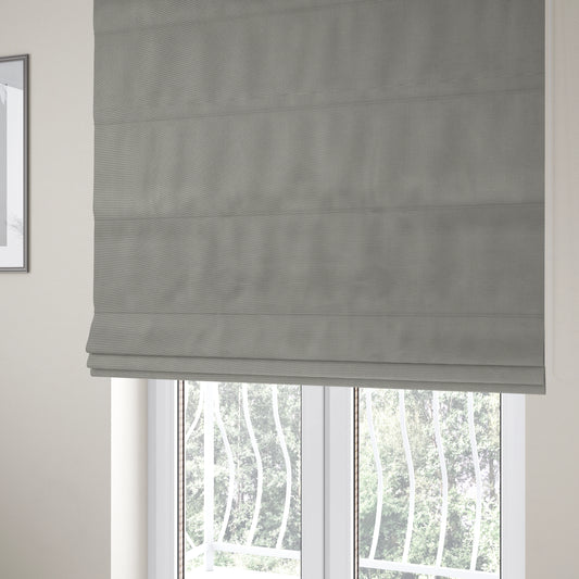 Colarado Plain Silver Colour Outdoor Fabric CTR-2823 - Roman Blinds