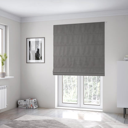 Colarado Plain Grey Colour Outdoor Fabric CTR-2825 - Roman Blinds