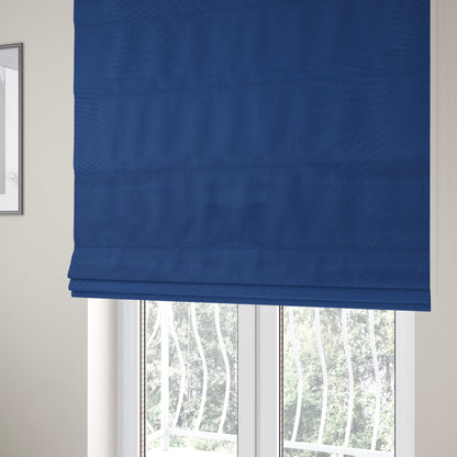 Colarado Plain Denim Blue Colour Outdoor Fabric CTR-2828 - Roman Blinds