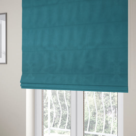 Columbo Plain Teal Colour Outdoor Fabric CTR-2840 - Roman Blinds