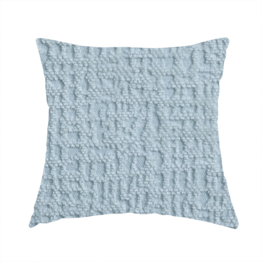 Santiago Semi Plain Chenille In White Colour Upholstery Fabric CTR-2848 - Handmade Cushions