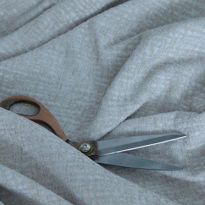 Santiago Semi Plain Chenille In Beige Colour Upholstery Fabric CTR-2850