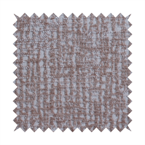 Santiago Semi Plain Chenille In Peach Colour Upholstery Fabric CTR-2852