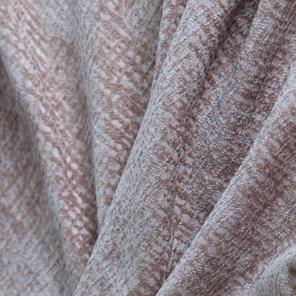 Santiago Semi Plain Chenille In Peach Colour Upholstery Fabric CTR-2852