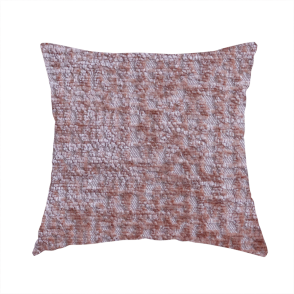 Santiago Semi Plain Chenille In Orange Colour Upholstery Fabric CTR-2853 - Handmade Cushions