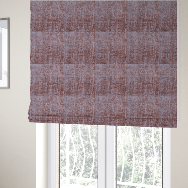 Santiago Semi Plain Chenille In Orange Colour Upholstery Fabric CTR-2853 - Roman Blinds