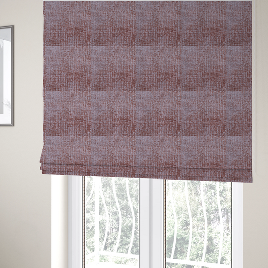 Santiago Semi Plain Chenille In Orange Colour Upholstery Fabric CTR-2853 - Roman Blinds