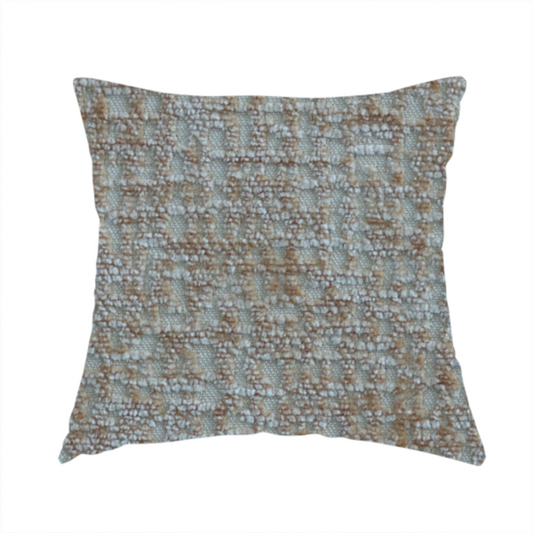 Santiago Semi Plain Chenille In Yellow Colour Upholstery Fabric CTR-2854 - Handmade Cushions