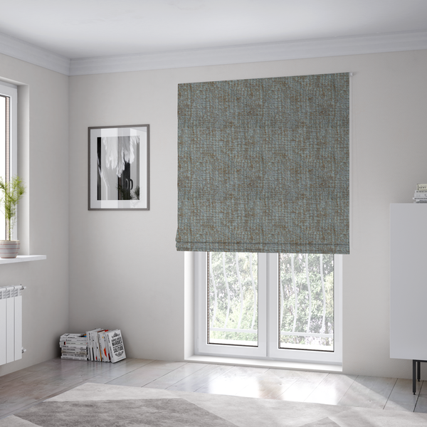 Santiago Semi Plain Chenille In Yellow Colour Upholstery Fabric CTR-2854 - Roman Blinds