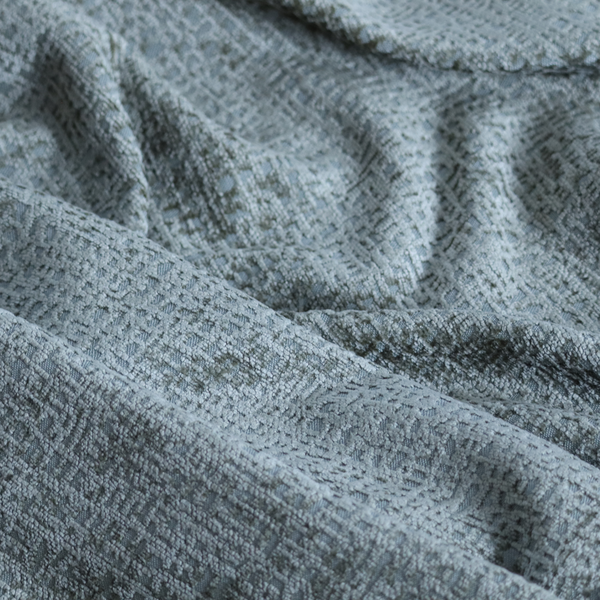 Santiago Semi Plain Chenille In Forest Green Colour Upholstery Fabric CTR-2856