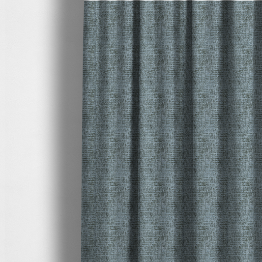 Santiago Semi Plain Chenille In Forest Green Colour Upholstery Fabric CTR-2856 - Made To Measure Curtains