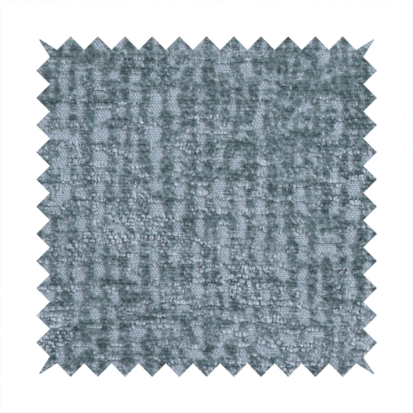 Santiago Semi Plain Chenille In Cyan Colour Upholstery Fabric CTR-2857