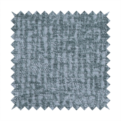 Santiago Semi Plain Chenille In Cyan Colour Upholstery Fabric CTR-2857