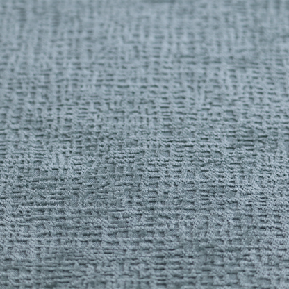 Santiago Semi Plain Chenille In Cyan Colour Upholstery Fabric CTR-2857