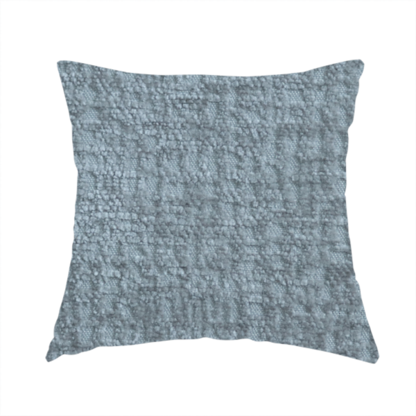 Santiago Semi Plain Chenille In Silver Grey Colour Upholstery Fabric CTR-2860 - Handmade Cushions