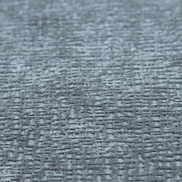 Santiago Semi Plain Chenille In Dark Grey Colour Upholstery Fabric CTR-2862
