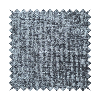 Santiago Semi Plain Chenille In Black Colour Upholstery Fabric CTR-2863