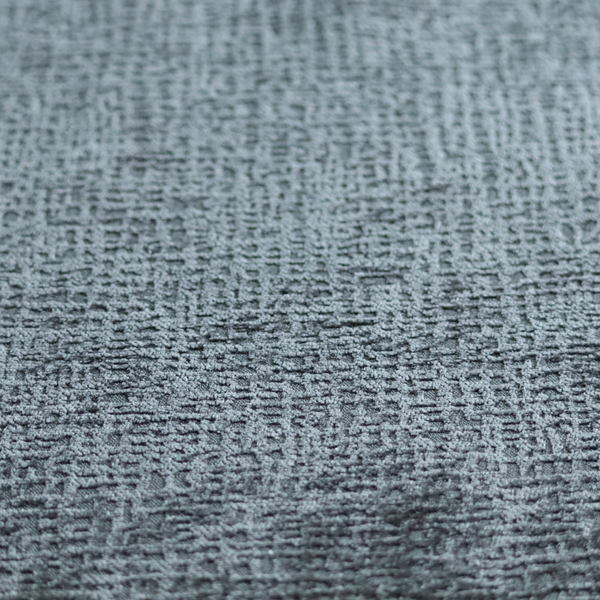 Santiago Semi Plain Chenille In Black Colour Upholstery Fabric CTR-2863