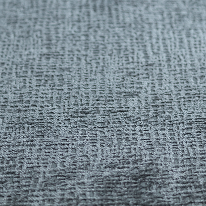 Santiago Semi Plain Chenille In Black Colour Upholstery Fabric CTR-2863