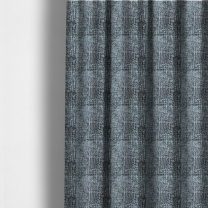 Santiago Semi Plain Chenille In Black Colour Upholstery Fabric CTR-2863 - Made To Measure Curtains