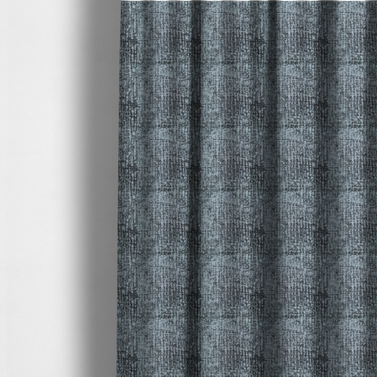 Santiago Semi Plain Chenille In Black Colour Upholstery Fabric CTR-2863 - Made To Measure Curtains