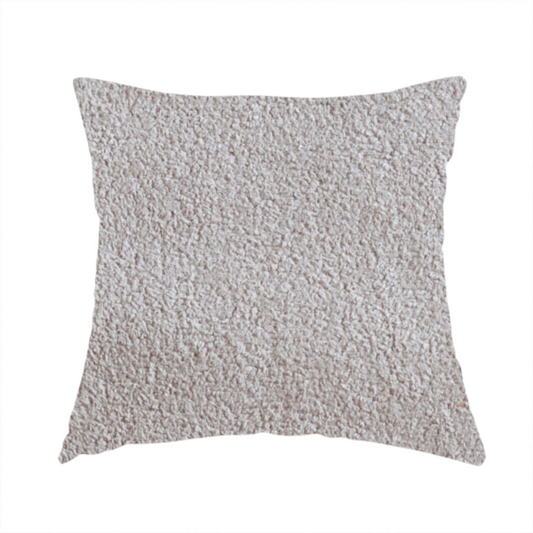 Tobago Boucle In Beige Colour Upholstery Fabric CTR-2866 - Handmade Cushions