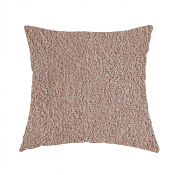 Tobago Boucle In Peach Colour Upholstery Fabric CTR-2867 - Handmade Cushions