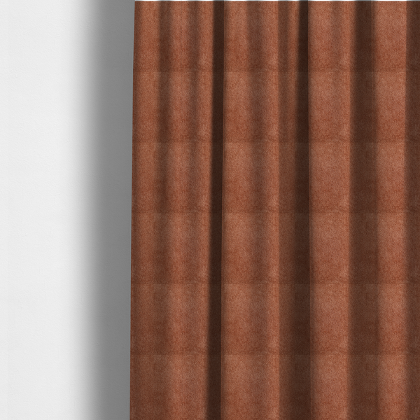 Tobago Boucle In Burnt Orange Colour Upholstery Fabric CTR-2868 - Made To Measure Curtains