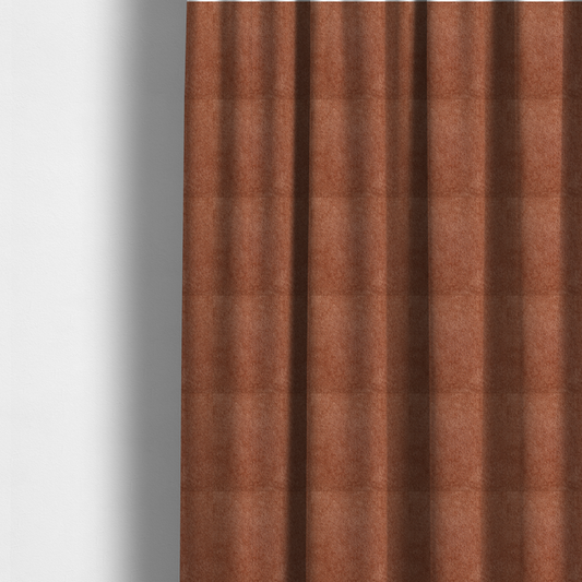 Tobago Boucle In Burnt Orange Colour Upholstery Fabric CTR-2868 - Made To Measure Curtains