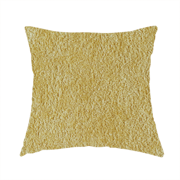 Tobago Boucle In Yellow Colour Upholstery Fabric CTR-2870 - Handmade Cushions