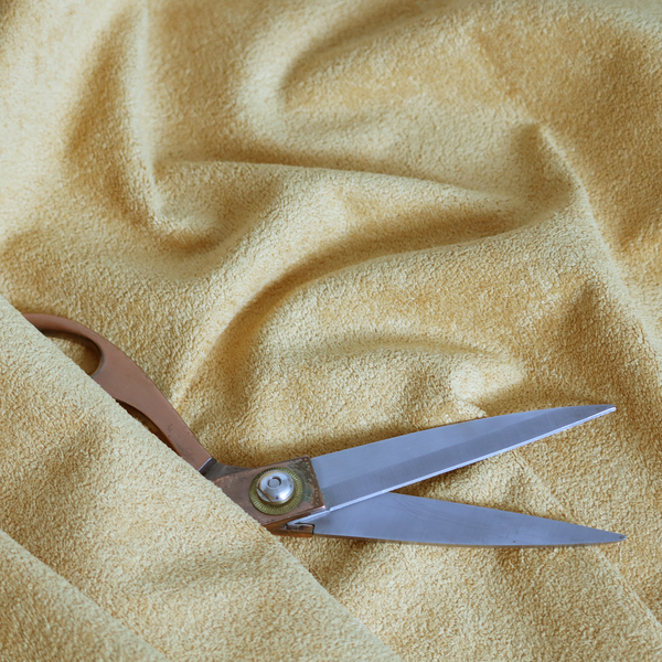 Tobago Boucle In Yellow Colour Upholstery Fabric CTR-2870