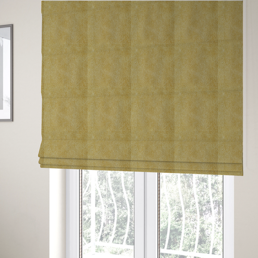 Tobago Boucle In Yellow Colour Upholstery Fabric CTR-2870 - Roman Blinds