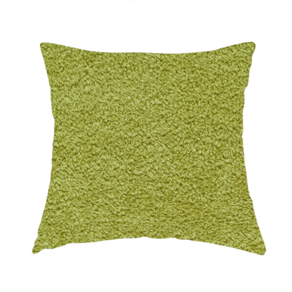Tobago Boucle In Lime Green Colour Upholstery Fabric CTR-2871 - Handmade Cushions