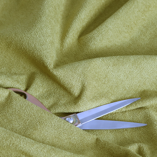 Tobago Boucle In Lime Green Colour Upholstery Fabric CTR-2871