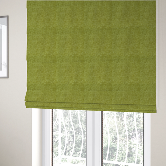 Tobago Boucle In Lime Green Colour Upholstery Fabric CTR-2871 - Roman Blinds