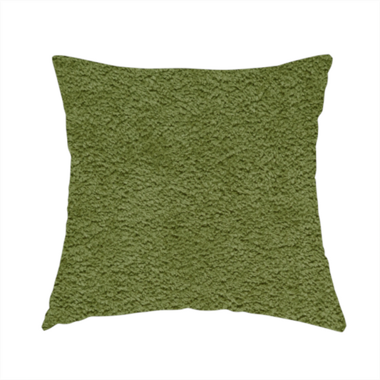 Tobago Boucle In Green Colour Upholstery Fabric CTR-2872 - Handmade Cushions
