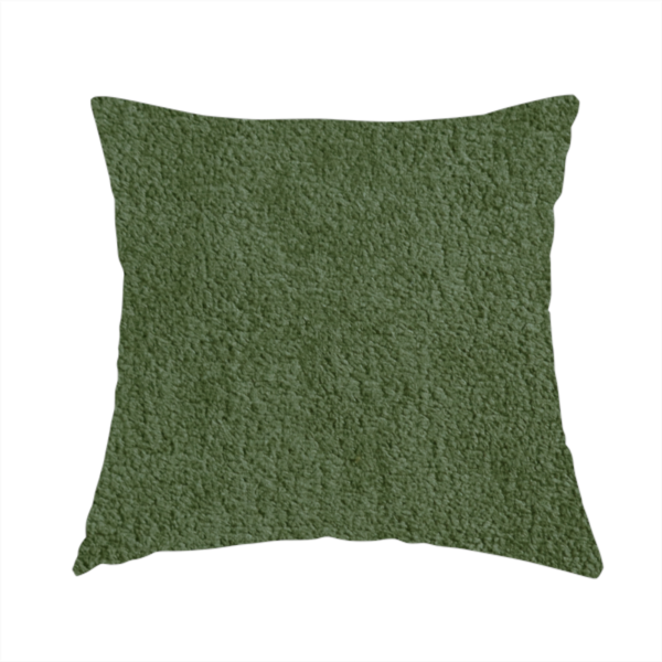 Tobago Boucle In Forest Green Colour Upholstery Fabric CTR-2873 - Handmade Cushions