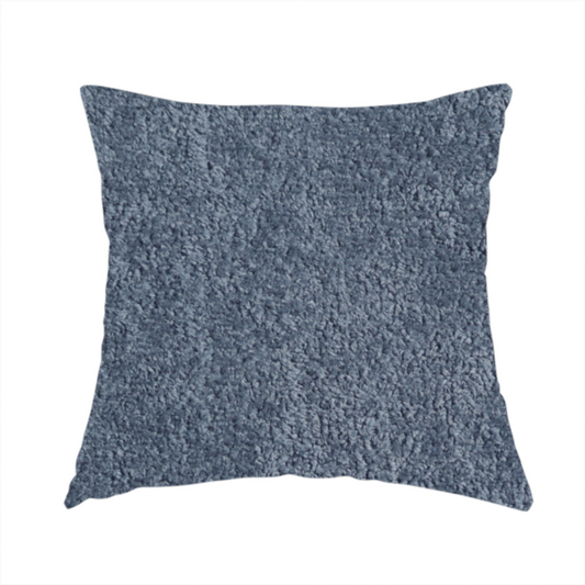 Tobago Boucle In Blue Colour Upholstery Fabric CTR-2874 - Handmade Cushions