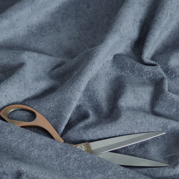 Tobago Boucle In Blue Colour Upholstery Fabric CTR-2874