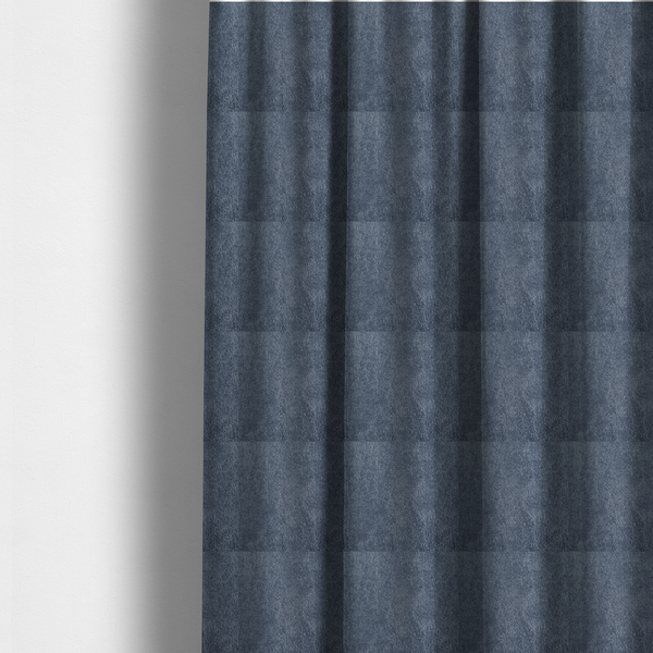 Tobago Boucle In Blue Colour Upholstery Fabric CTR-2874 - Made To Measure Curtains
