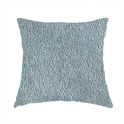 Tobago Boucle In Baby Blue Colour Upholstery Fabric CTR-2875 - Handmade Cushions