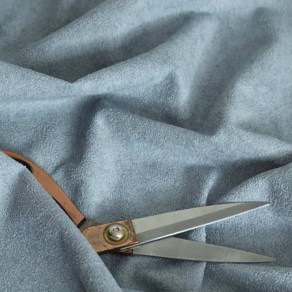 Tobago Boucle In Baby Blue Colour Upholstery Fabric CTR-2875