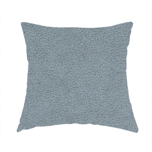 Tobago Boucle In Silver Grey Colour Upholstery Fabric CTR-2876 - Handmade Cushions